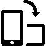 ICONO GIRAR SMART PHONE